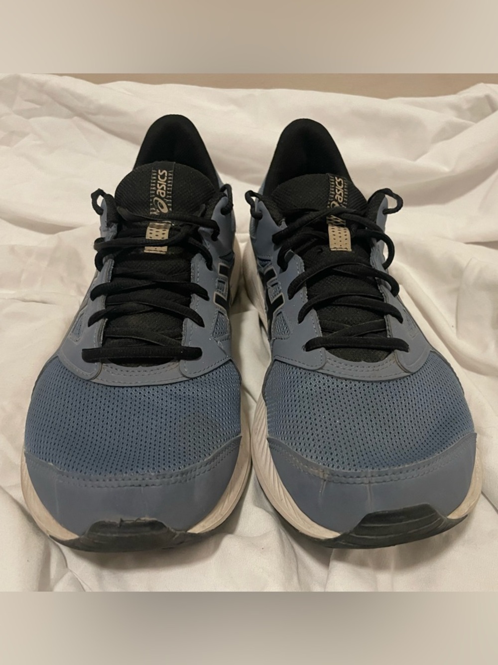 ASICS Men's Size 10.5 - Athletic Running Shoes in Slate Blue and Black